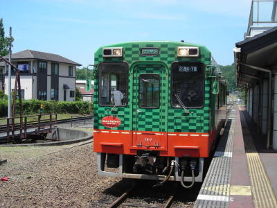 真岡鉄道の茂木駅